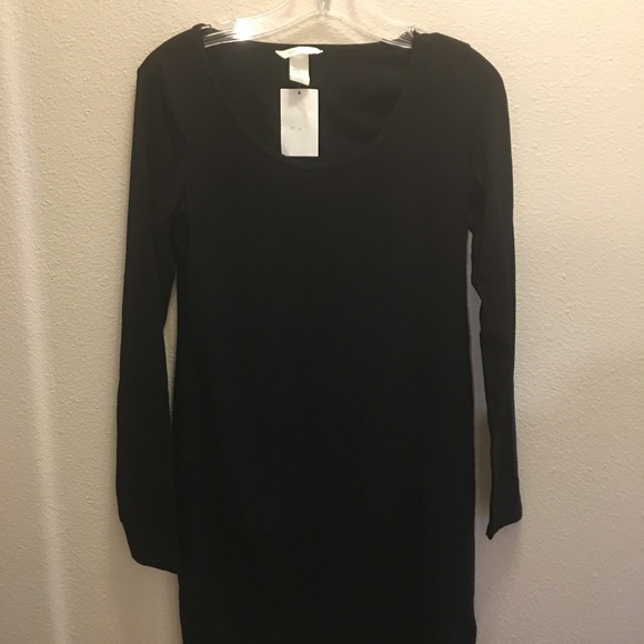 h and m long sleeve dress